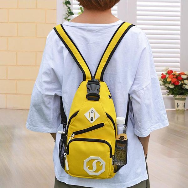 

fashion sling chest bag waterproof crossbody women shoulder daypack teenager large capacity pack femen waist bags