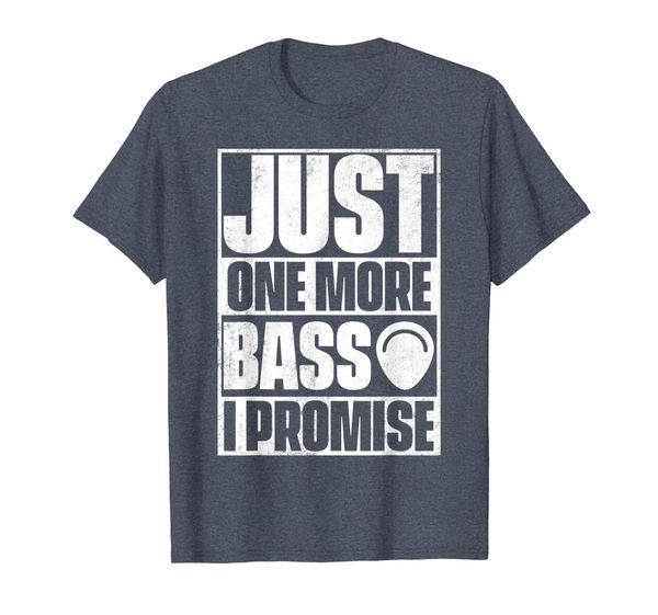 

just one more bass guitar i promise t-shirt, White;black