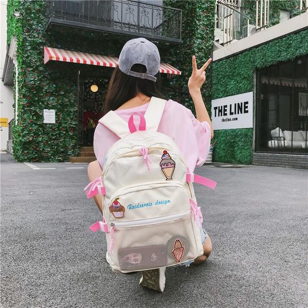 

backpack female 2021 fashion outdoor travel high capacity schoolbag for junior school bags