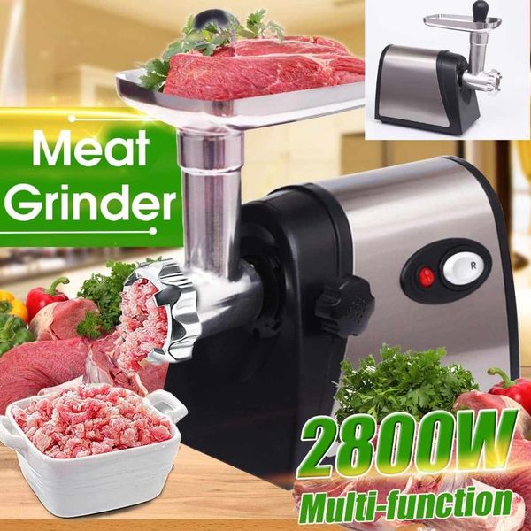 

stainless steel electric meat grinders home mincer heavy duty household processor machine