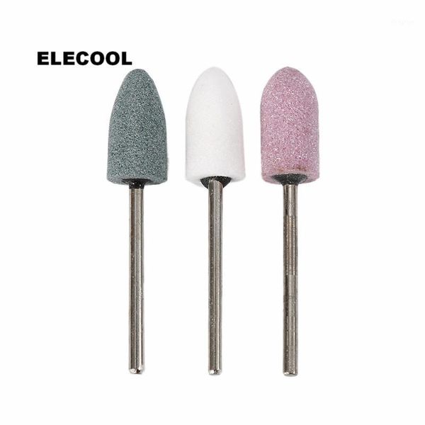 

1pc shank 2.34mm circular cone grinding head native silicon carbide carborundum polishing wheel tool1