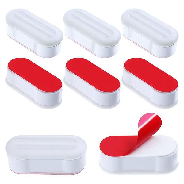 

universal seat cushion kit for toilet with strong adhesive replacement pad (8 pieces) covers