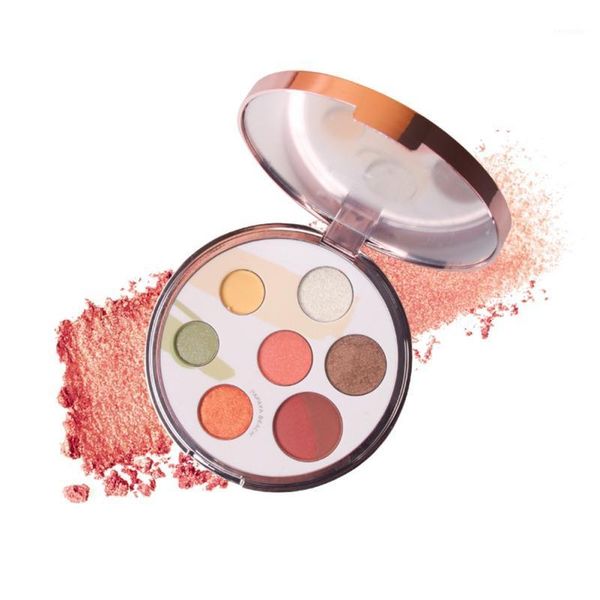 

color matte eyeshadow palette waterproof easy to makeup eye shadow powder metal natural shine cosmetics1