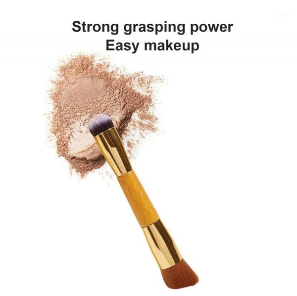 

pc double-ended makeup loose powder brush soft and strong grasping force easy to carry multifunctional blush brushes1
