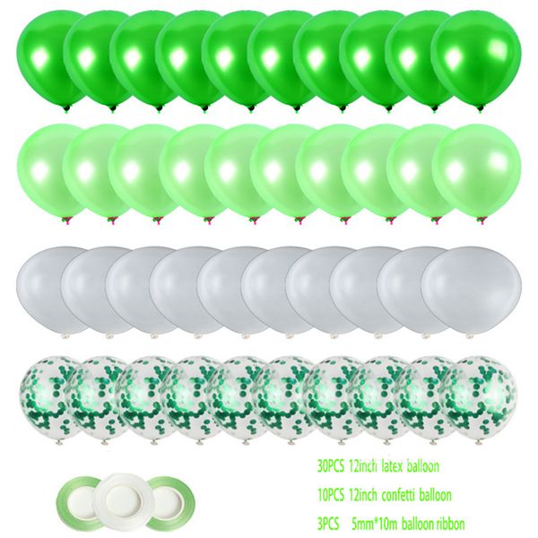 Party Decoration 43pcs Sequin balloons combination wedding birthday party balloon supplies decorative background wall balloons9324