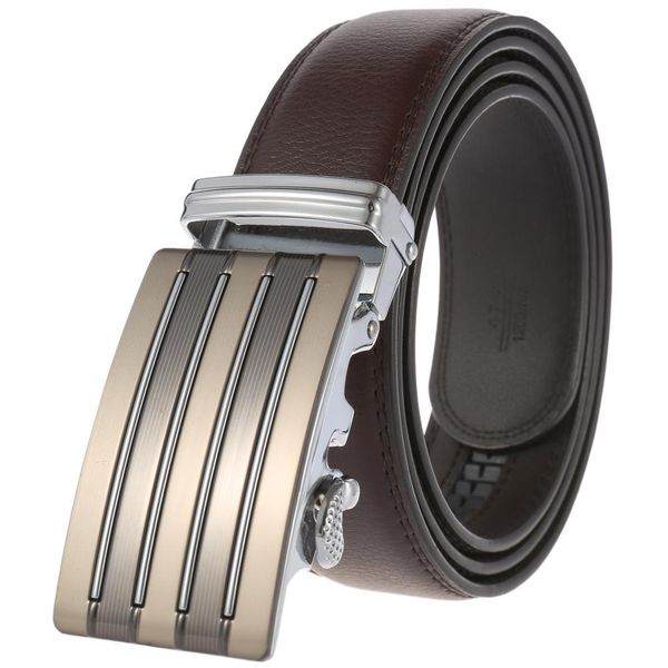 

belts leisure men's automatic bule belts , leather, Black;brown