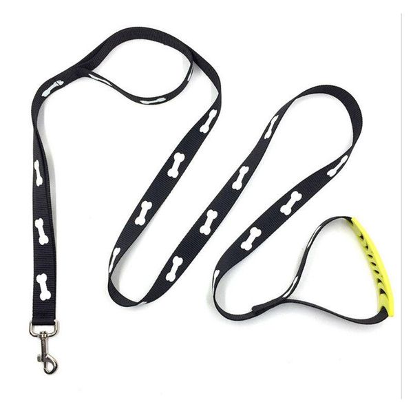 

creative pet dog lead harnesses reflective strong leash strap absorbing nylon leashes training collars &