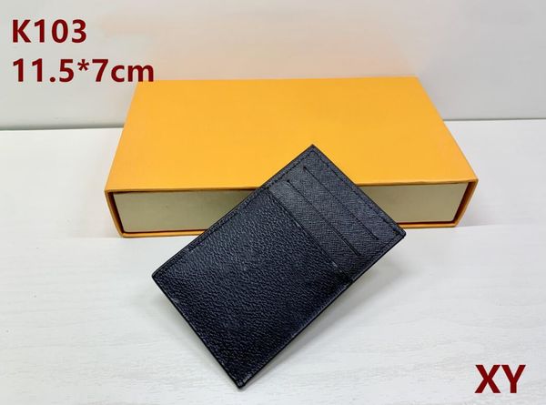 

mens wallet 2021 luxurys designers bags women card holder coin purse pochette wallets key passport clutch bag long purses k103, Red;black