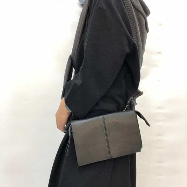 

leather handmade leather single shoulder messenger bag hand bag women's style