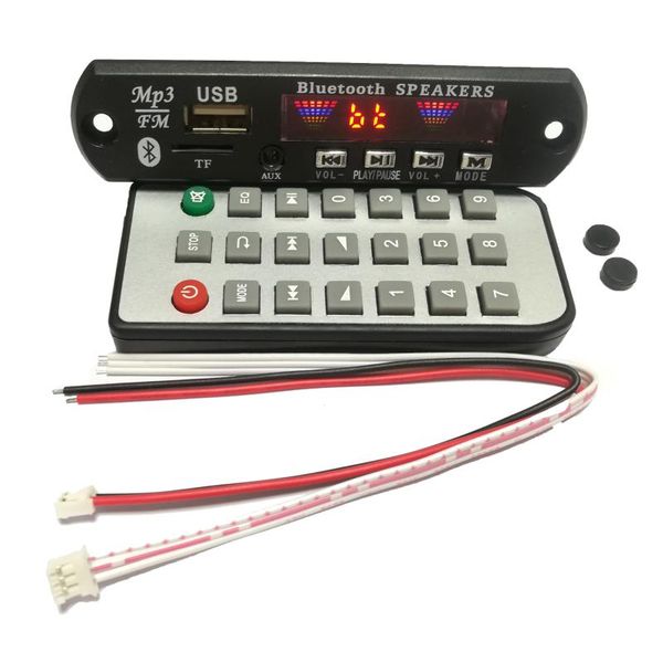 

& mp4 players car kit 5.0 bluetooth player mp3 decoder spectrum color display solution wireless hands module