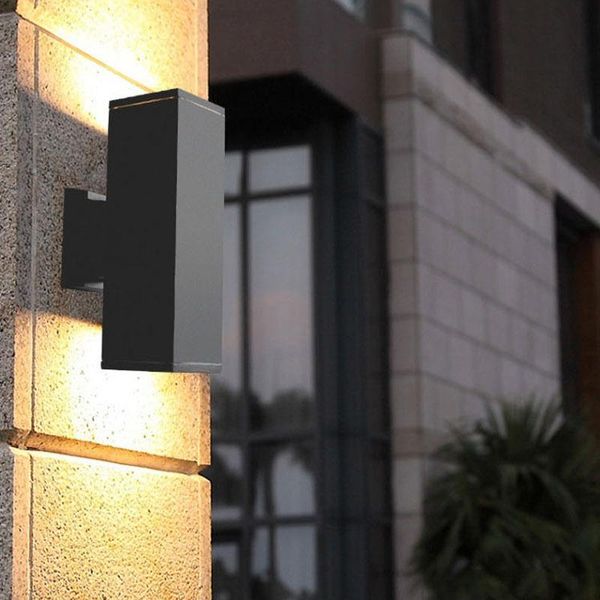 

waterproof indoor outdoor led wall lights 12w aluminum lamp modern porch garden up down lamps
