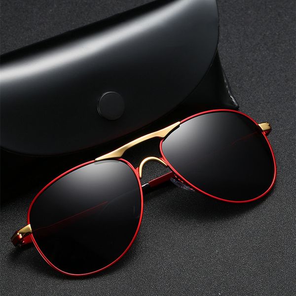 

men vintage polarized sunglasses classic brand sunglasses coating lens driving glasses for men/women oculos male glasses, Silver