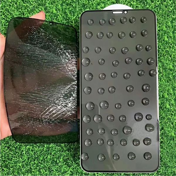 Anti casus Koruyucular Peep Gizliliği Temperli Cam Özel Ekran Koruyucu Film Koruyucu Kapsama Kapak Kalkanı için iphone 13 Pro Max 12 11 XS XR Perakende Kutusu Olmadan