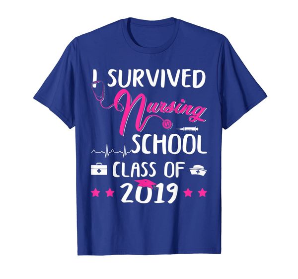 

I Survived Nursing School 2019 Nurse Graduation Funny TShirt, Mainly pictures