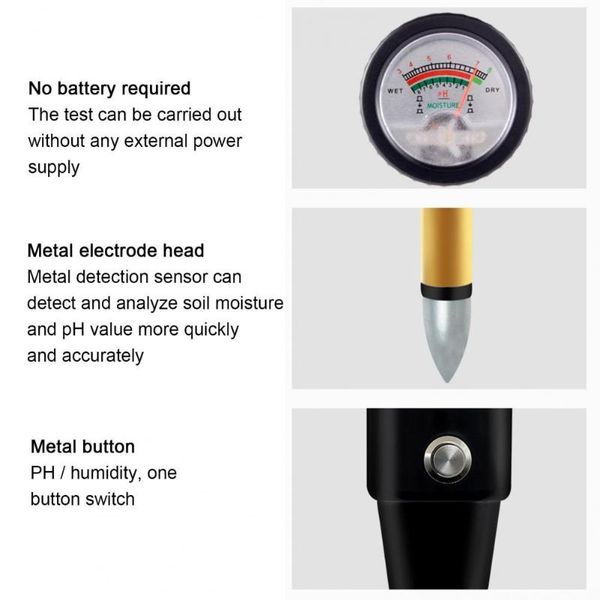 

watering equipments precise soil ph tester abs convenient meter