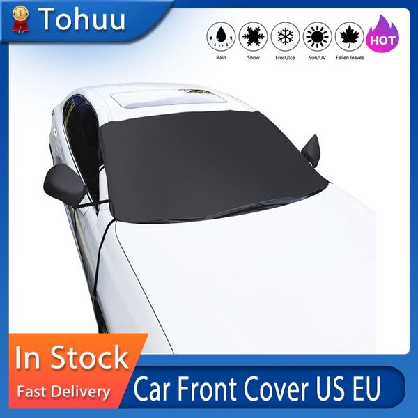 

car sunshade pc winter snow shield windshield cover waterproof ice frost protector window with mirror covers portable