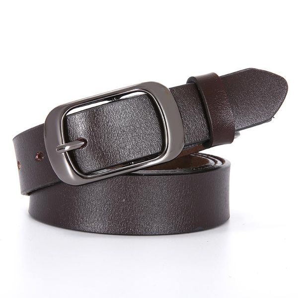 

belts leather belt for women casual jeans wild without pin strap all match ladies adjustable girdle, Black;brown