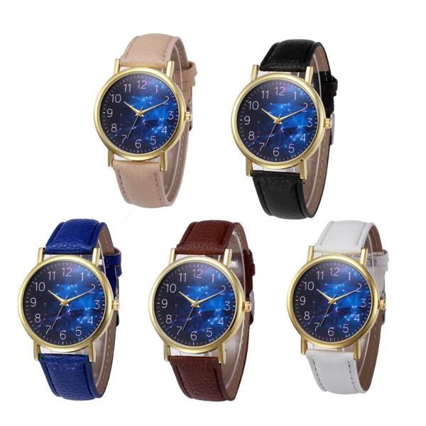 

wristwatches small fresh soft women watch fashion casual leather band quartz-watch ladies elegant clock, Slivery;brown
