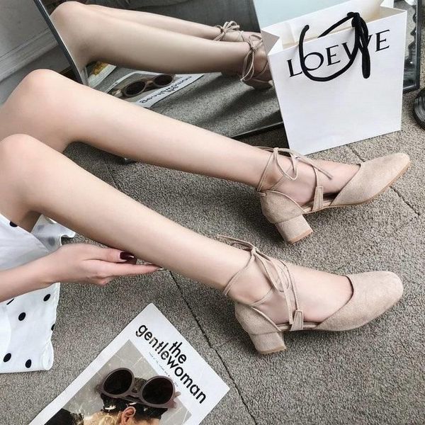 

dress shoes women 2021 summer sandals women's heel chaussure femme zapatos mujer, Black