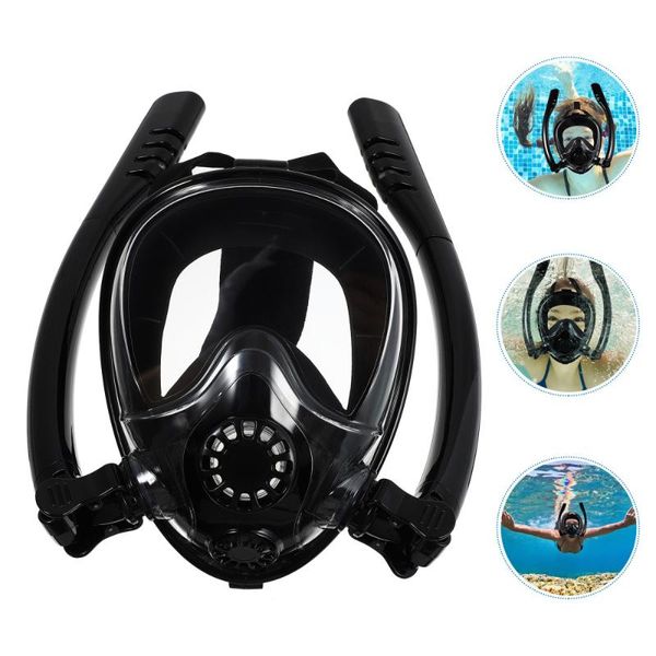 

diving masks 1 set snorkel mask full face snorkeling portable gear tool
