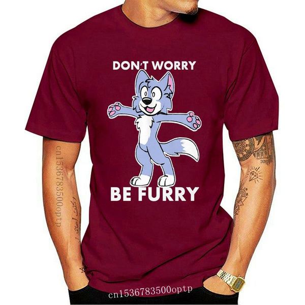 

men's t-shirts men t shirt furry fandom don't worry be women tshirt, White;black