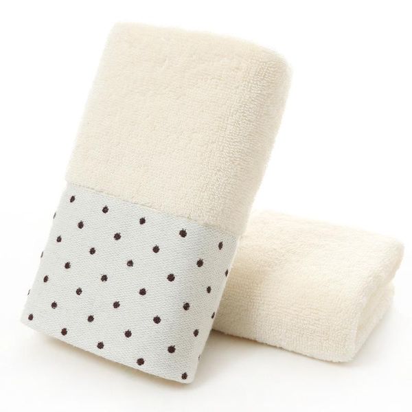 

towel 2pcs/lot 100% cotton 35x75cm absorbent solid color soft comfortable grade men women family bathroom hand