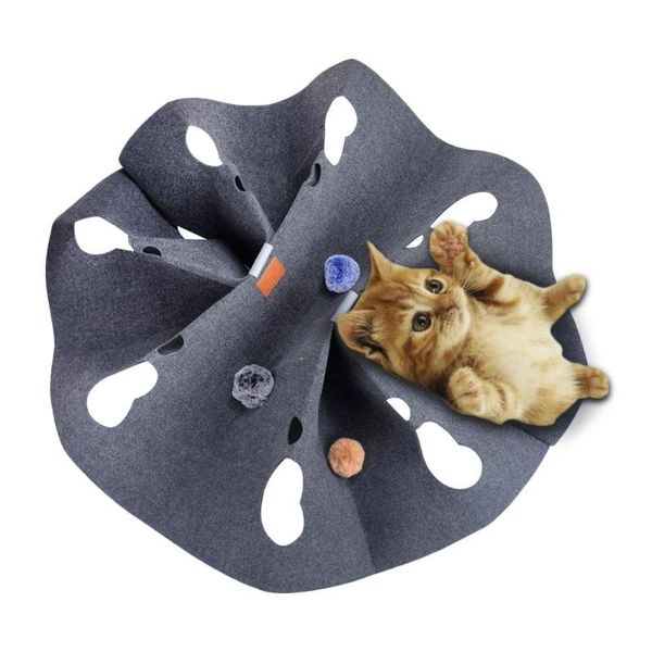 

cat toy blanket innovative training ball tunnel play mat toys