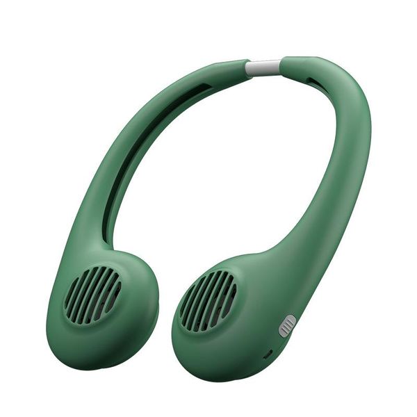 

lazy sports halter fan mini hanging neck usb rechargeable cover air cooler electric fans
