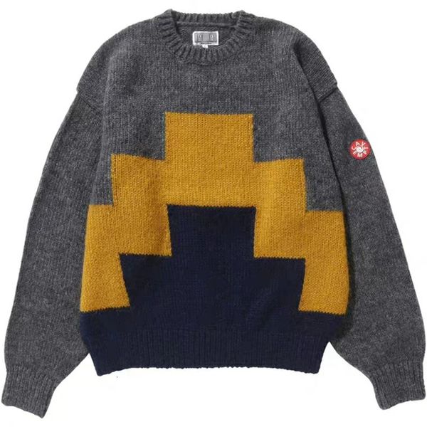 

men's sweaters fw loose cavempt c.e woman crewneck cav empt mens cardigan men winter clothes fg4f, White;black