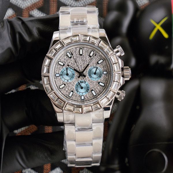 

watches for mens watch automatic mechanical wristwatches 40mm classic business wristwatch stainless steel wristband montre de luxe, Silver