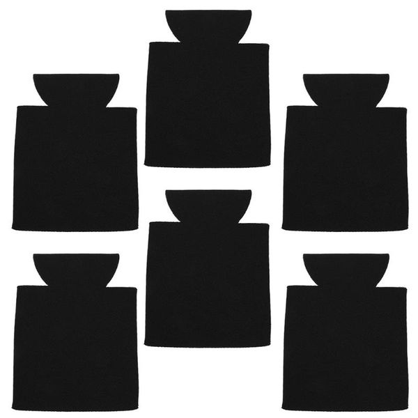 

6pcs soda can sleeves beer keep cool covers drink protective (black) mugs