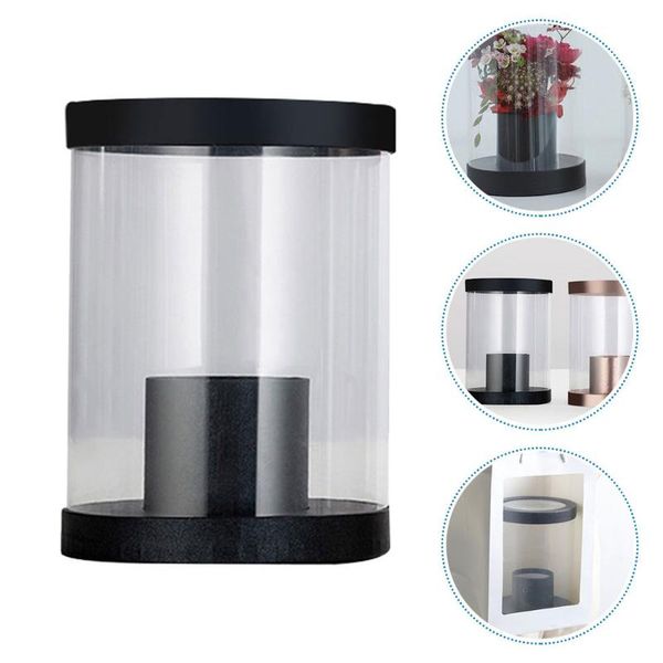

1pc flower packing box mini transparent gift container wrap