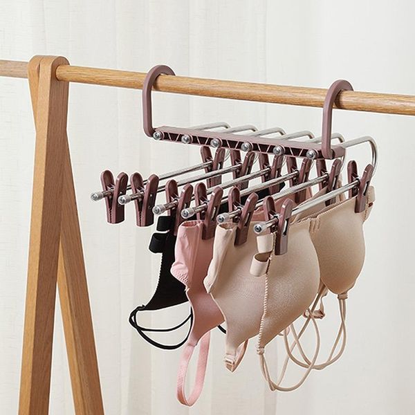

closet organizer space clothing rack magic hanger clothes hook fashion 5 in 1 pant shelves stainless steel hangers & racks