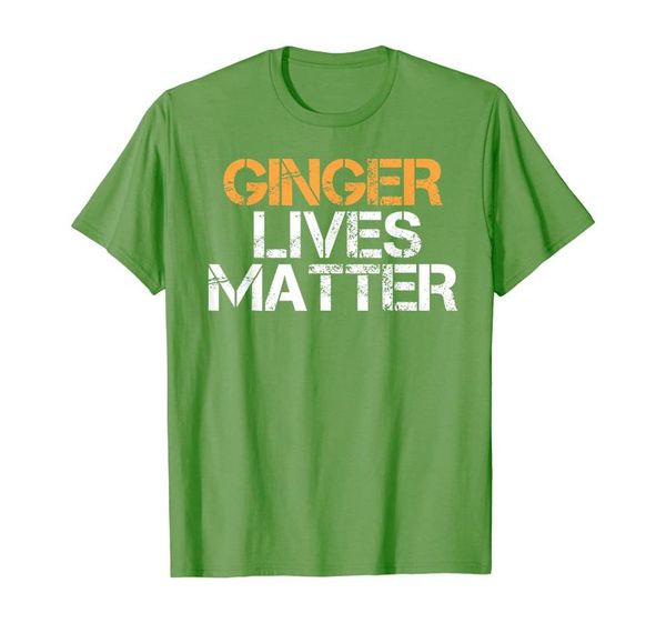 

men's t-shirts ginger lives matter funny red head t-shirt, White;black