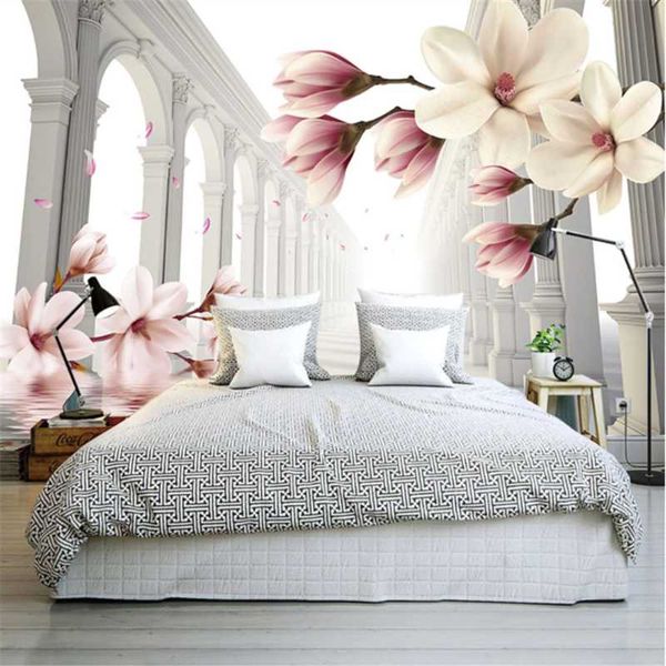 

wallpapers milofi large wallpaper mural n jane europe roman column magnolia background wall