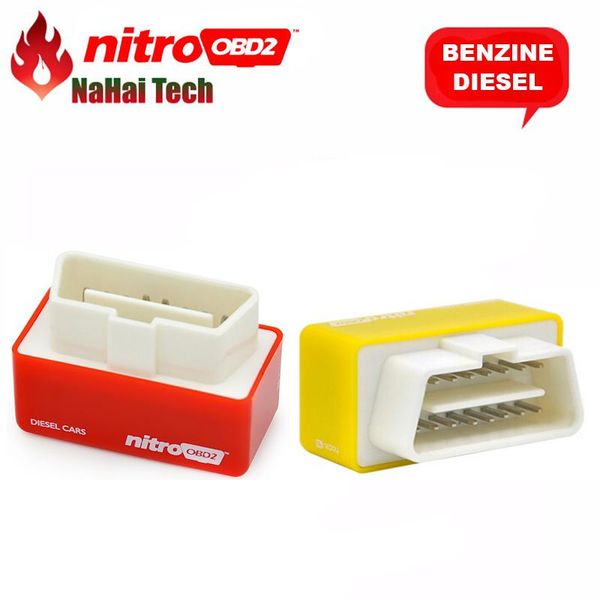 

code readers & scan tools raise hidden power nitro obd2 ben zine(gasoline)/diesel car ecu chip tuning box plug and drive more torque nitroob