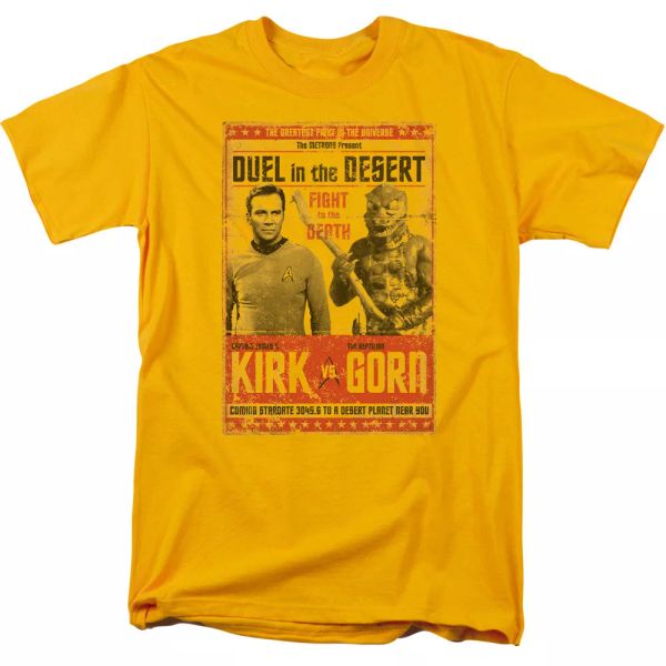 

star trek duel in the desert tv show t-shirt sizes s-3x new, White;black