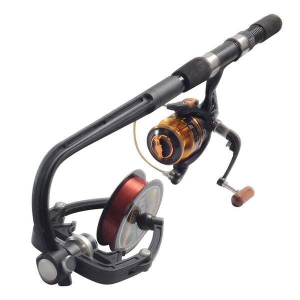 

fishing reel line winder portable machine spinning system baitcasting reels
