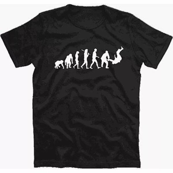 

edizione standard judoka evolution judo arti anelli t-shirt 104-164, White;black
