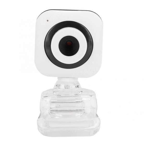 

webcams built-in microphone computer camera webcam pc accessory 480p white with transparent clip