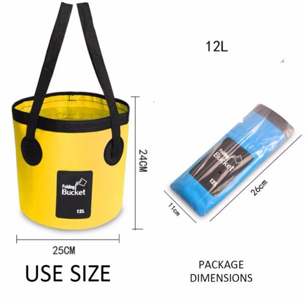 

fishing accessories outdoor portable folding convenient bucket car wash