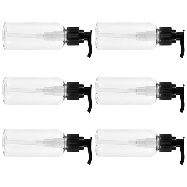

storage bottles & jars 6pcs 100ml portable lotion containers travel dispenser