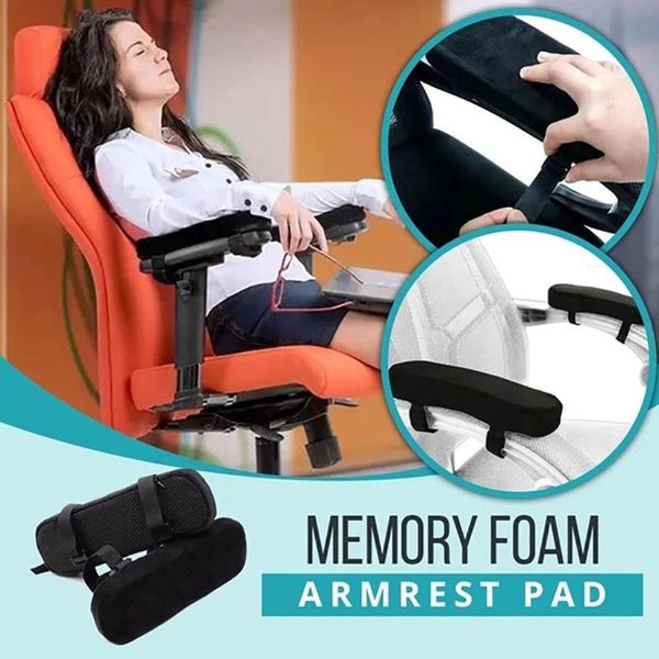 

cushion/decorative pillow armrest pads covers foam elbow for forearm pressure relief arm rest cover office chairs wheelchair comfy gaming ch