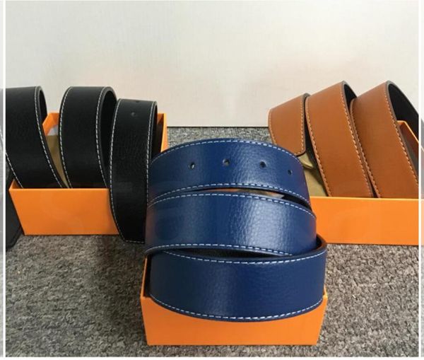 

waistband belts men women belts of mens and women belt with fashion big buckle real leather high quality, Black;brown