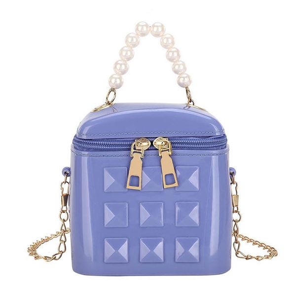 

teenage girls handbags kids bags girl handbag children accessories diamond chain mini shoulder pearl purses messenger bag b7081, Black