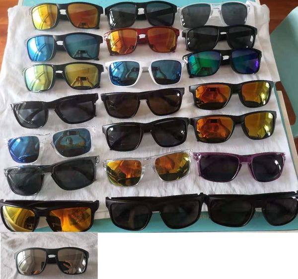 

promotion sunglasses men fashion designer square mirror lens sun glasses classic style for women uv400 protection lens 10pcs 22 colors, White;black