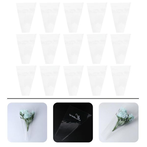 

gift wrap 100pcs flower wrapping bags bouquet packaging floral arrangement bag