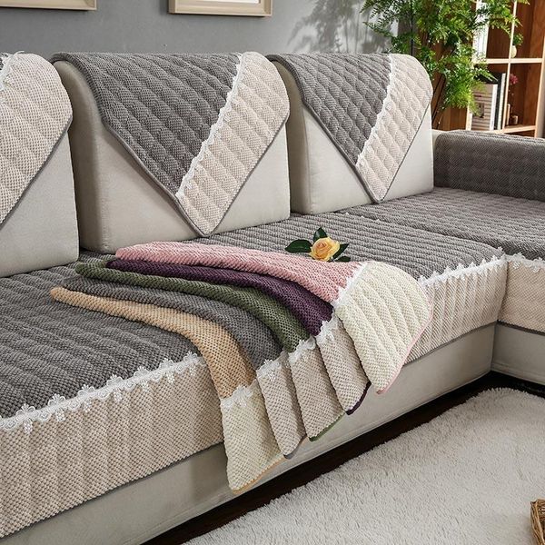 

chair covers non-slip sofa seat cover for living room four seasons corduroy removable mats cushion runners slipcovers home decor