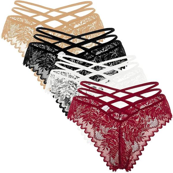 

women's panties woman underwear lace breathable soft low waist fashion multiple colors briefs body female cotton lingerie, Black;pink