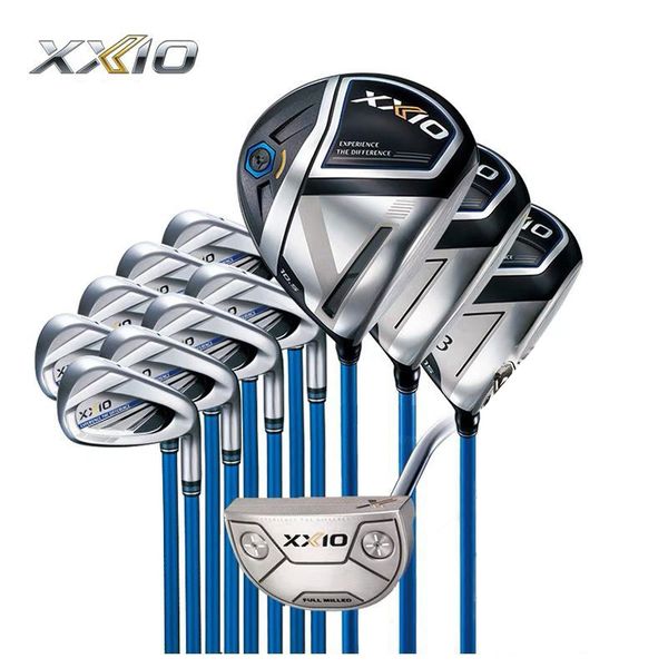 

full set xxio mp1100 golf clubs driver+ fairway woods+ irons + putter with headcovers r/sr/s flex available